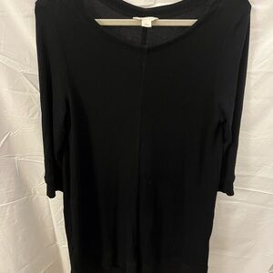 CASLON Women's Soft Black Tunic